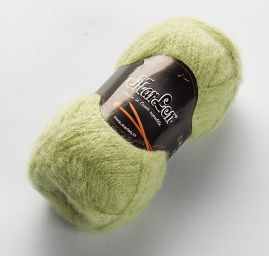 Mohérová pletací příze MarLen zelená