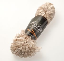 Viskozová efektní stužková příze MarLen béžová