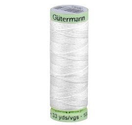 Nit jeans Gütermann, 100% PES, 30 m lomená bíá