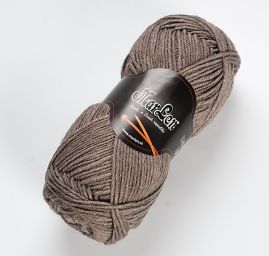 Pletací příze MarLen tenká hnědá