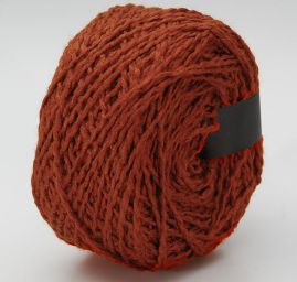 Hedvábná příze skořicově hnědá