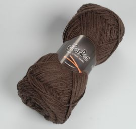 Pletací příze MarLen středně silná hnědá