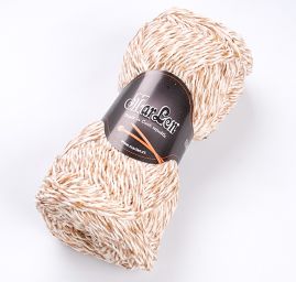 Tweedová melírová pletací příze MarLen smetanovohnědá