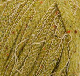 Tweedové stužková priadze Marlen zelený melír