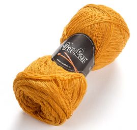 Pletací příze panenská vlna pastel oranžová