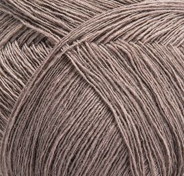 Pletací příze panenská vlna pastel hnědošedá
