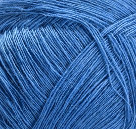 Pletací příze panenská vlna modrá