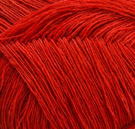 Pletací příze panenská vlna pastel tmavě červená