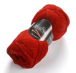 Pletací příze panenská vlna pastel tmavě červená