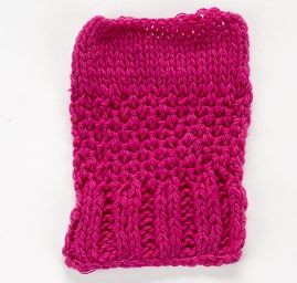 Pletací příze panenská vlna pastel fuchsiová