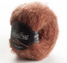 Mohér směs silnější příze MarLen hnědá