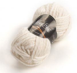 Vlněná pletací příze MarLen slonová kost