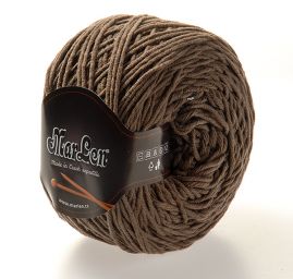 Silnější bavlněná příze MarLen hnědá