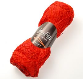 Bavlněná příze MarLen červený melír