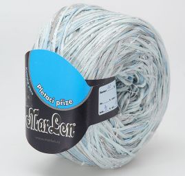 Stužková příze Marlen jaro/léto modrý melír