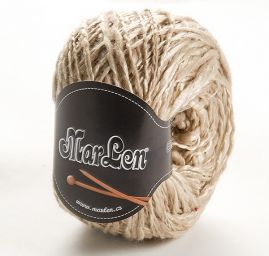 Vlněná pletací příze MarLen béžovohnědý melír