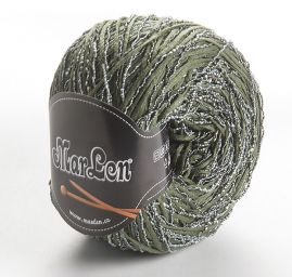 Bavlna viskoza směs příze MarLen zelený melír