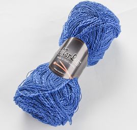 Bavlněná pletací příze MarLen nestejné síly modrá