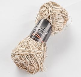 Bavlněná stužková pletací příze MarLen krémová 