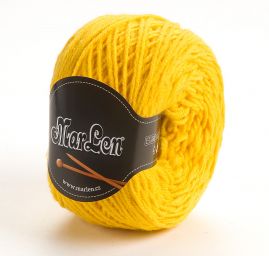 Pletací příze vlna směs MarLen žlutá