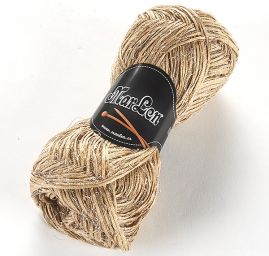 Stužková pletací příze MarLen hnědošedý melír