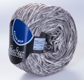 Efektní stužková příze MarLen šedosmetanová