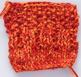 Bavlna směs příze MarLen oranžovo-rezavý melír