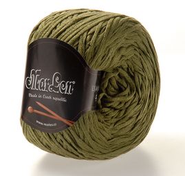Stužková příze MarLen olivově zelená
