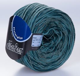 Bavlna směs příze MarLen tyrkys/petrolej melír