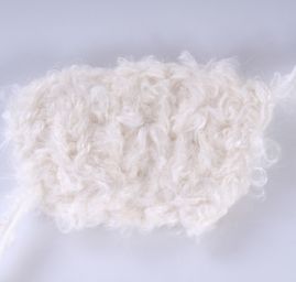 Vlněná příze Marlen součkový efekt smetanová