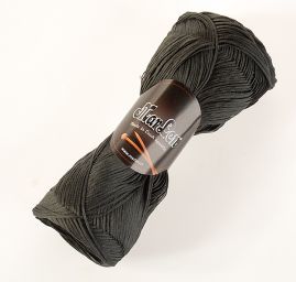 Stužková bavlněná příze MarLen tenká tm.šedá