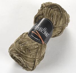 Bavlna směs pletací příze MarLen zelenobéžová nopek