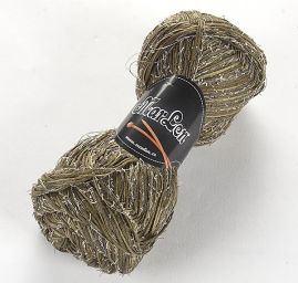 Stužková pletací příze MarLen melír zelenošedá