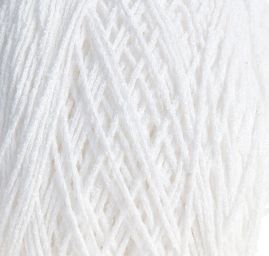 Bavlněná hrbolkatá příze MarLen sněhově bílá