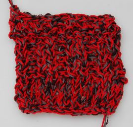 Bavlna/směs příze Marlen červenočerný melír