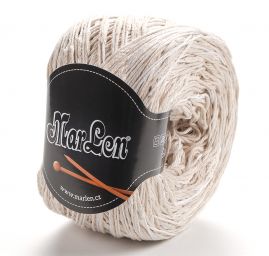 Bavlněná pletací příze MarLen nopek smetanová