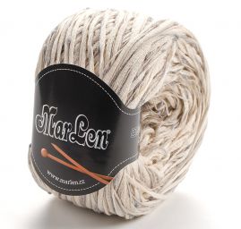 Bavlněná směsová příze MarLen smetanovošedá