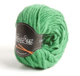 Vlněná silnější pletací příze MarLen "robusta" černá