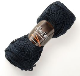 Bavlněná pletací příze MarLen kulatá tm.modrá