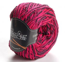 Bavlněná směsová příze MarLen růžovofialový melír