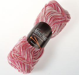 Bavlněná pletací příze MarLen růžovorůžový melír