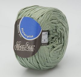 Stužková pletacie Prahe s leskom zelená