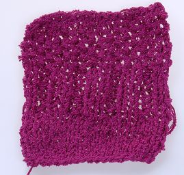 Bavlněná stužková příze MarLen fuchsiová barva