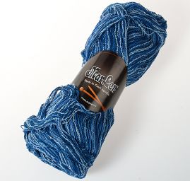 Bavlna směs pletací příze MarLen modrý melír