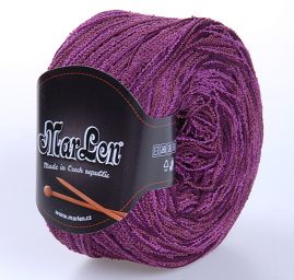 Bavlněná příze MarLen fialový melír