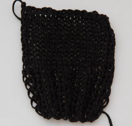 Stužková bavlněná příze Marlen tenká černá