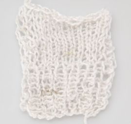 Efektní bavlněná příze Marlen vroubek bílá