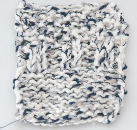 Stužková příze Marlen nopek modrý melír