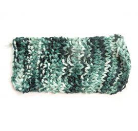 Žinylková příze MarLen bavlna směs  zelený melír