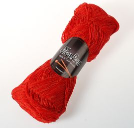 Bavlněná pletací příze MarLen červený melír